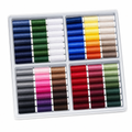 Set de 48 bobinas de hilo multicolor con estuche