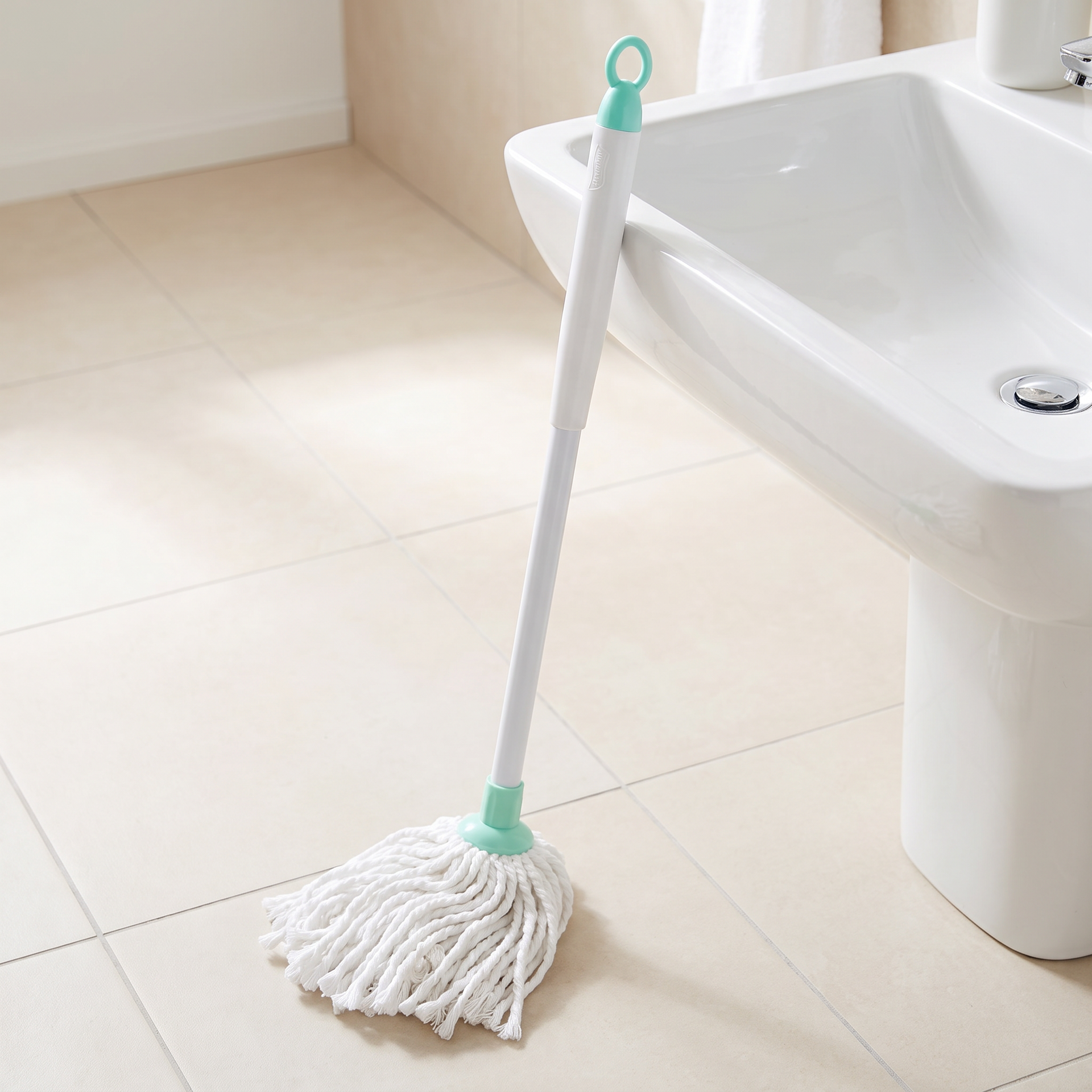 AquaPur Mopa de Mano con Tiras Absorbentes