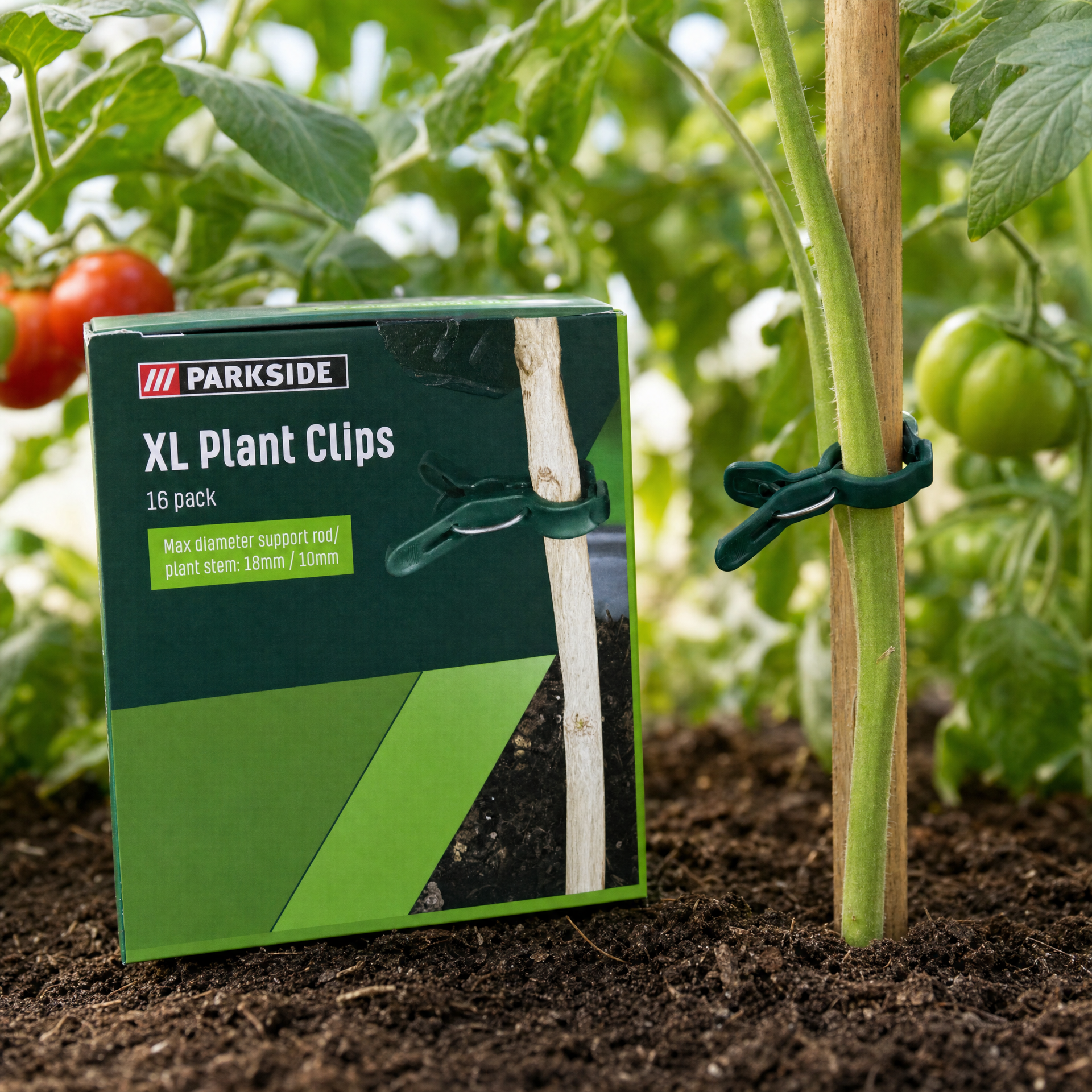 Parkside Clips XL para Plantas, Pack de 16
