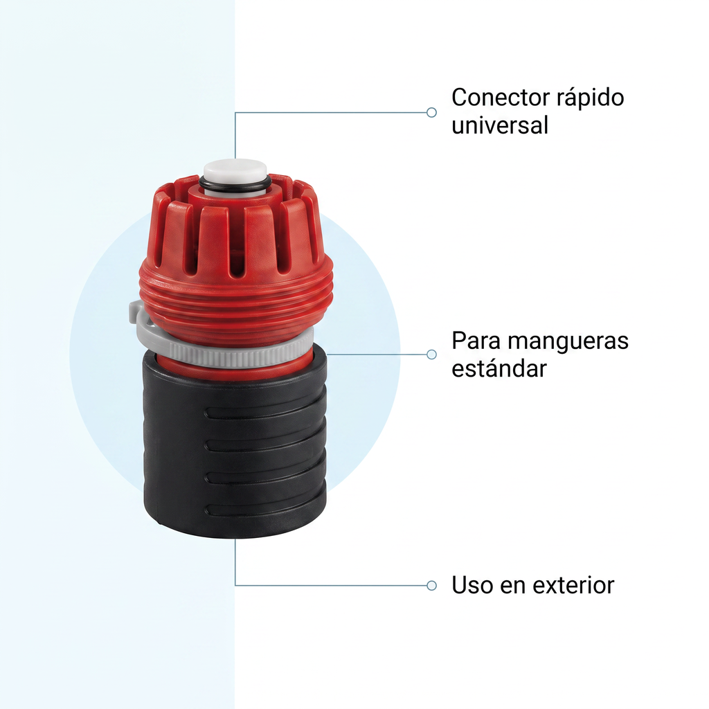 Parkside Conector Rápido Universal para Manguera