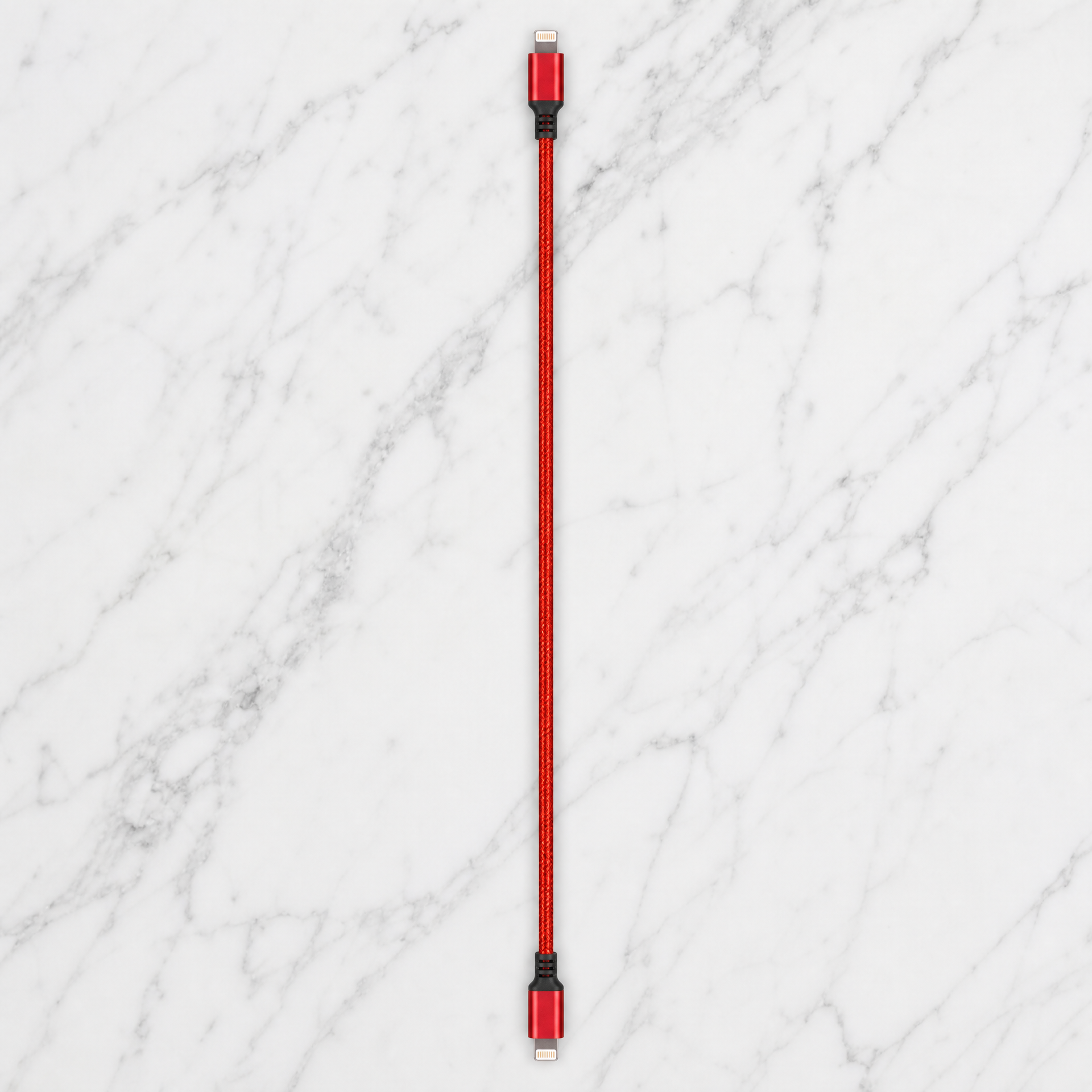 Cable Lightning trenzado rojo iPhone - foto 4