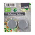 Crelando Botones Reflectantes Pack 2 Unidades 3 cm