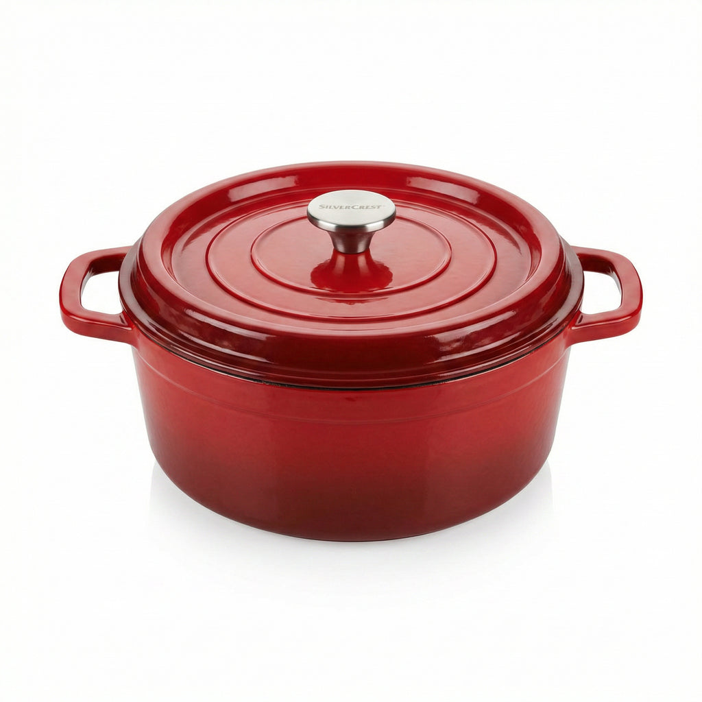 Cazuela Hierro Fundido SilverCrest 4.7L Roja