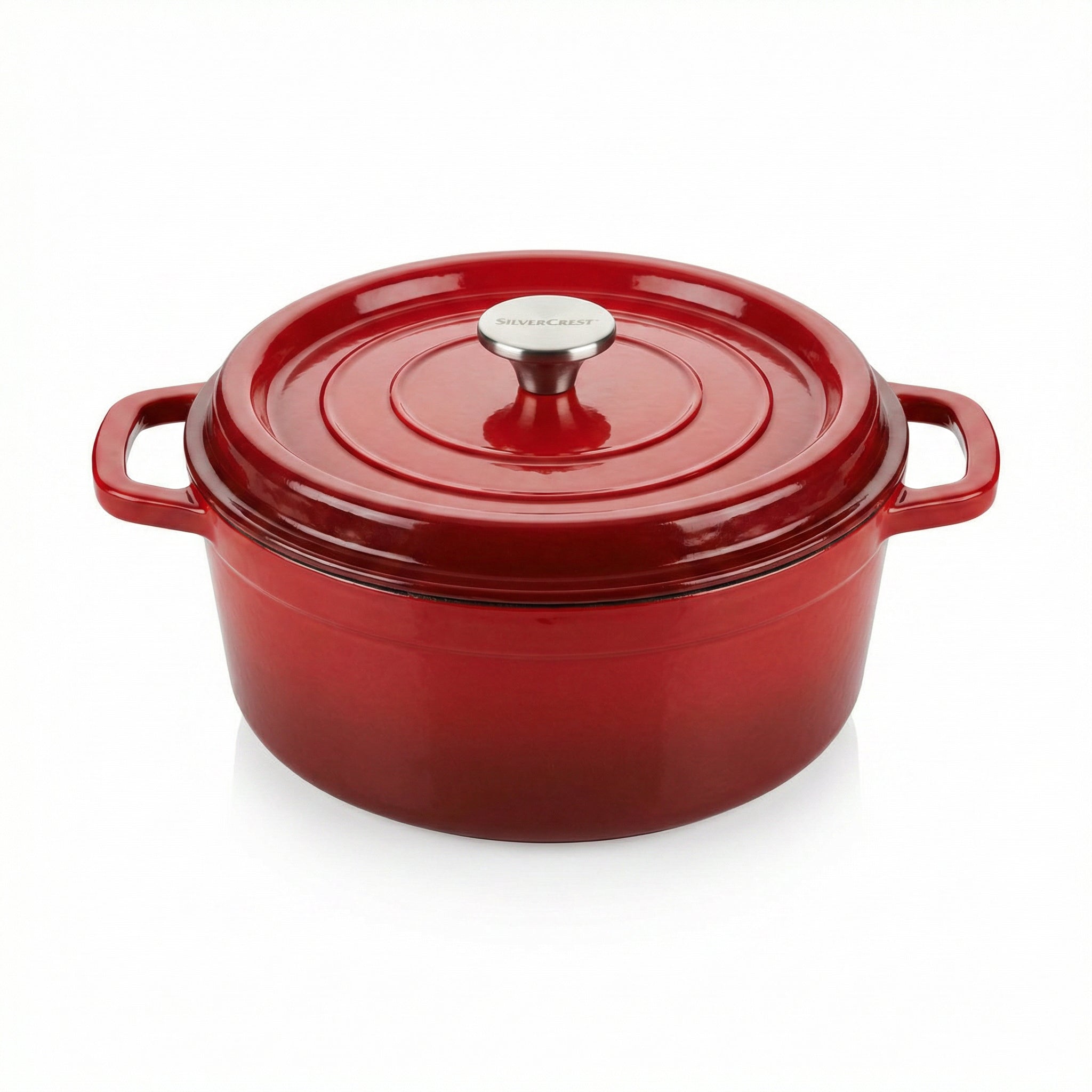 Cazuela Hierro Fundido SilverCrest 4.7L Roja