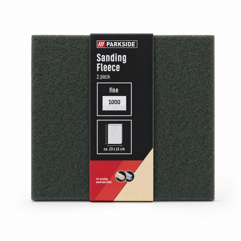 PARKSIDE Vellón de Lijado Fino 1000, Pack de 2