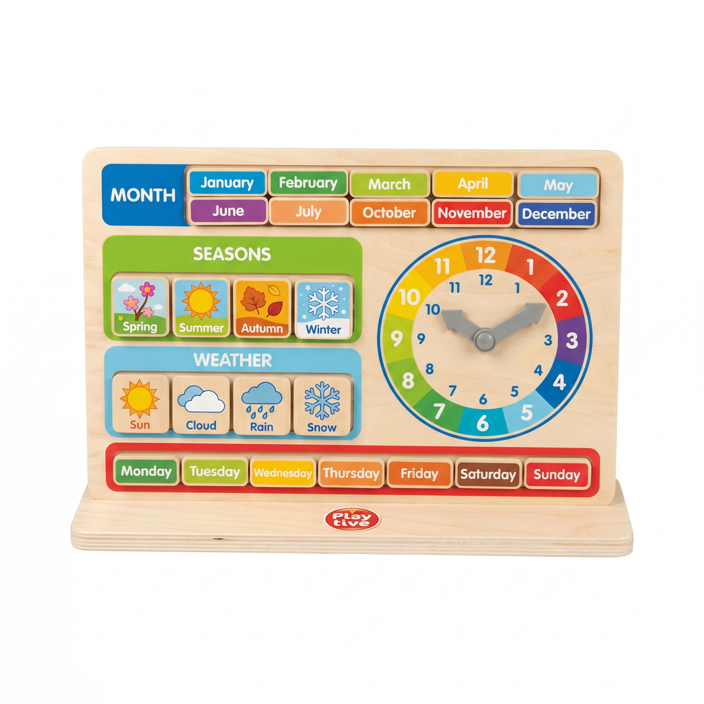 Calendario Educativo Madera Playtive