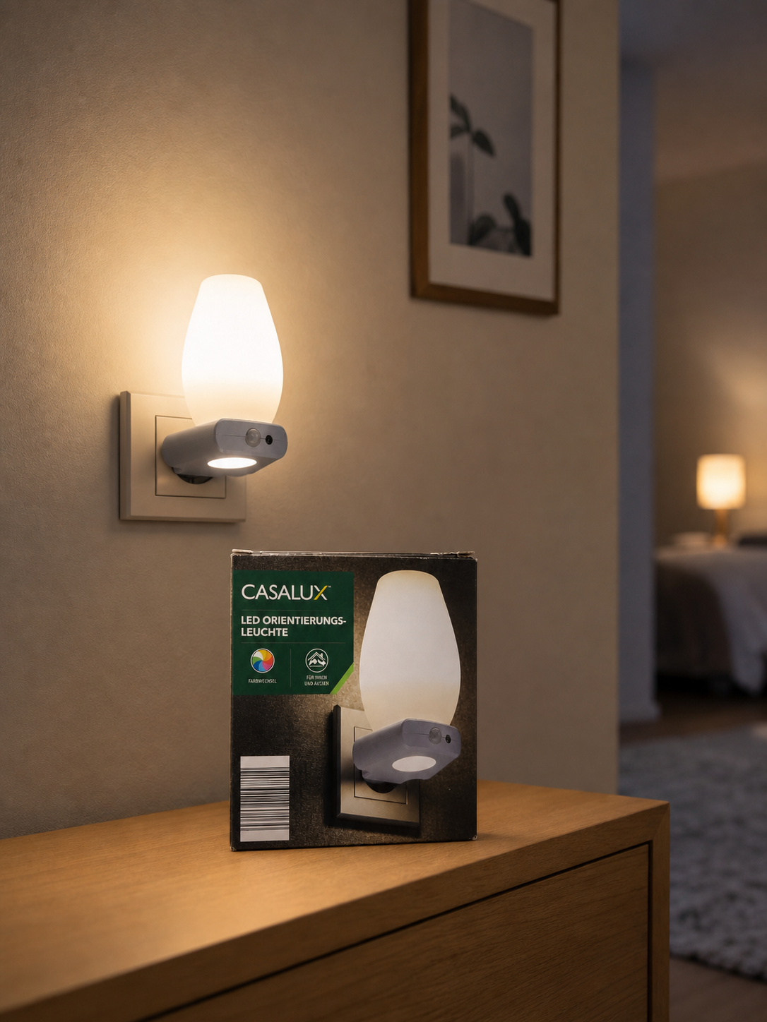Casalux Luz nocturna orientadora LED de luz tenue