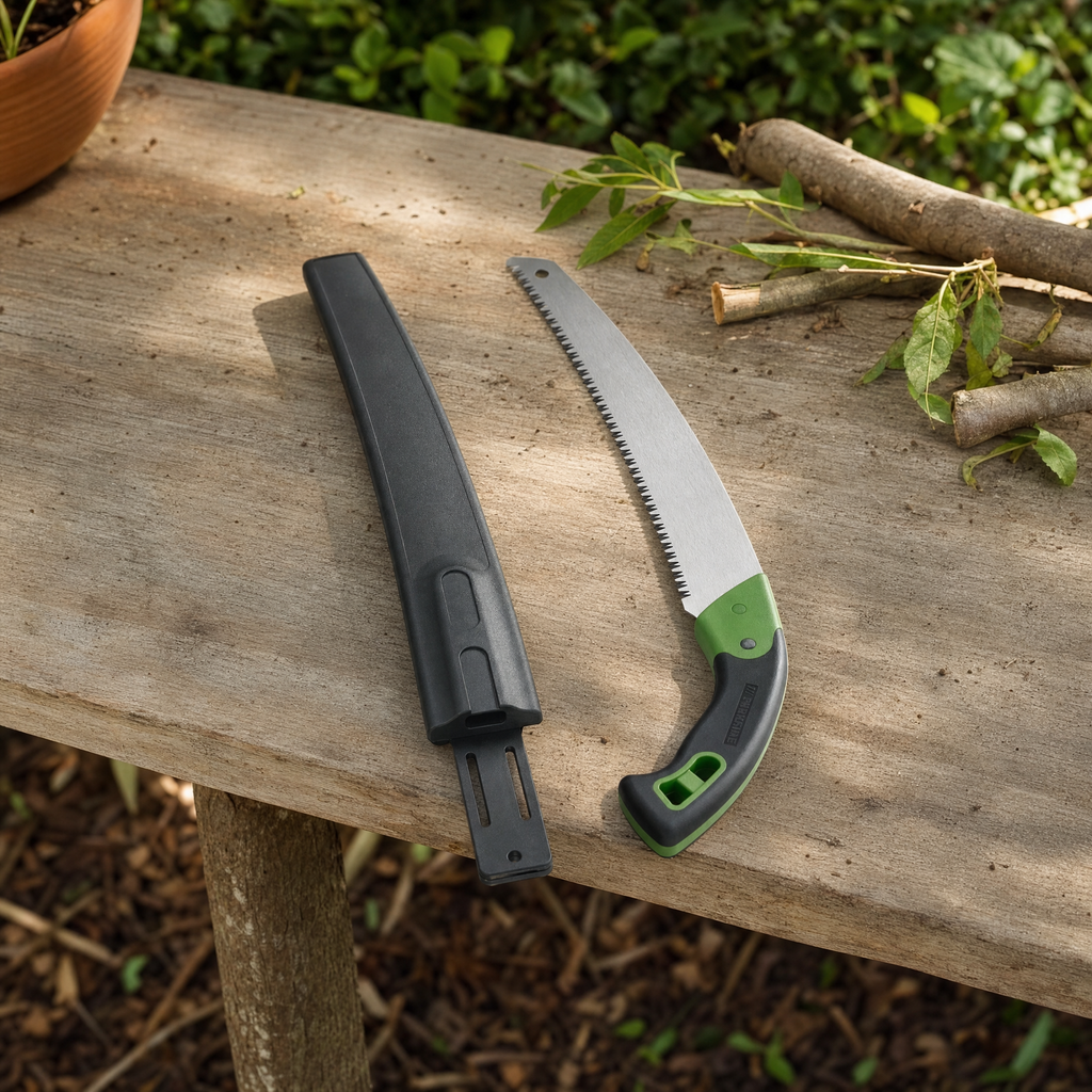 Parkside Sierra de Poda Plegable con Funda Protectora