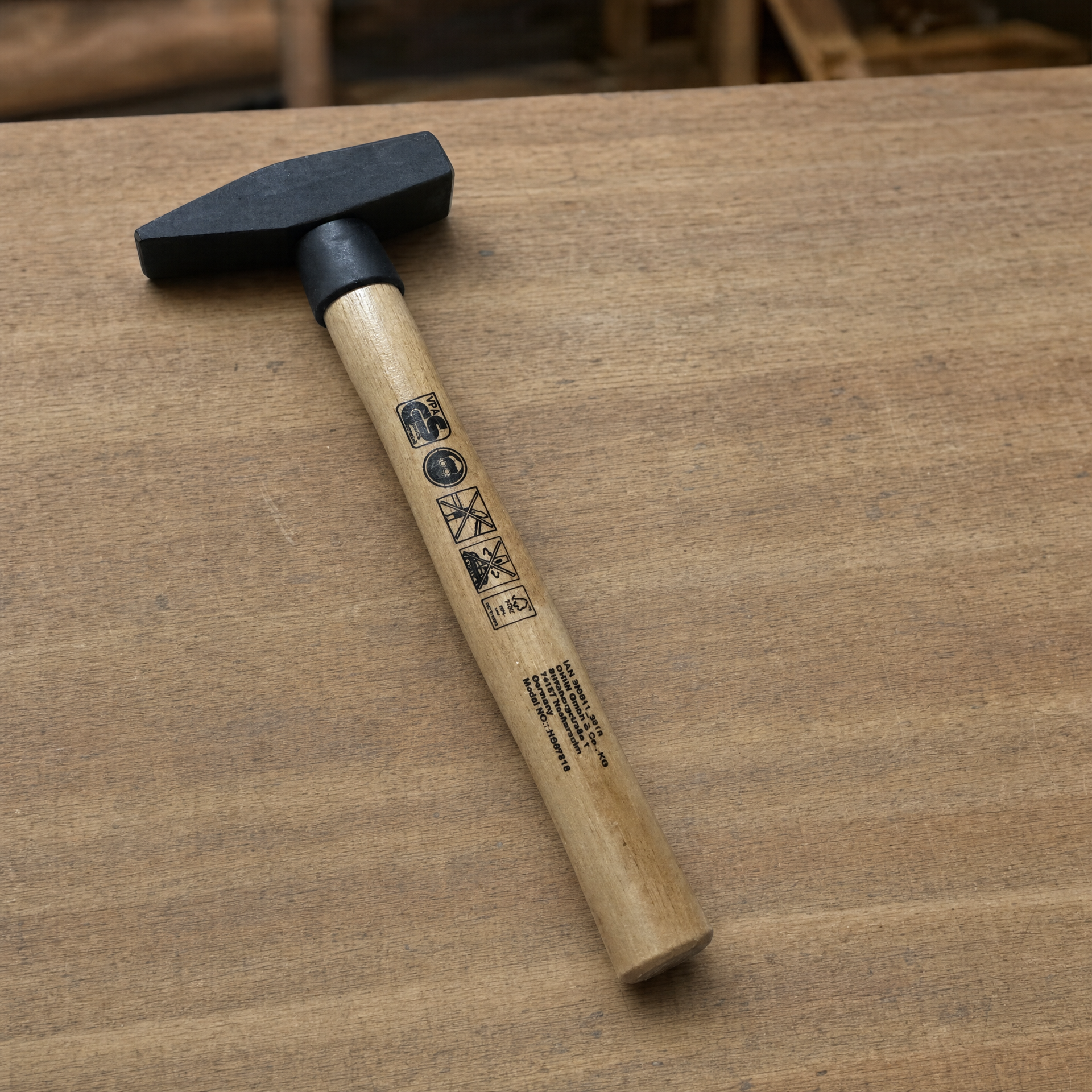 Martillo de Cerrajero Parkside 500 g con Mango de Hickory
