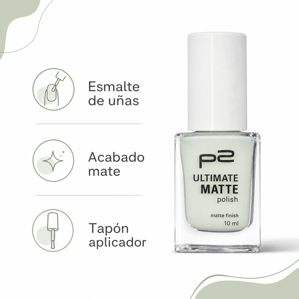 p2 Esmalte de uñas acabado mate