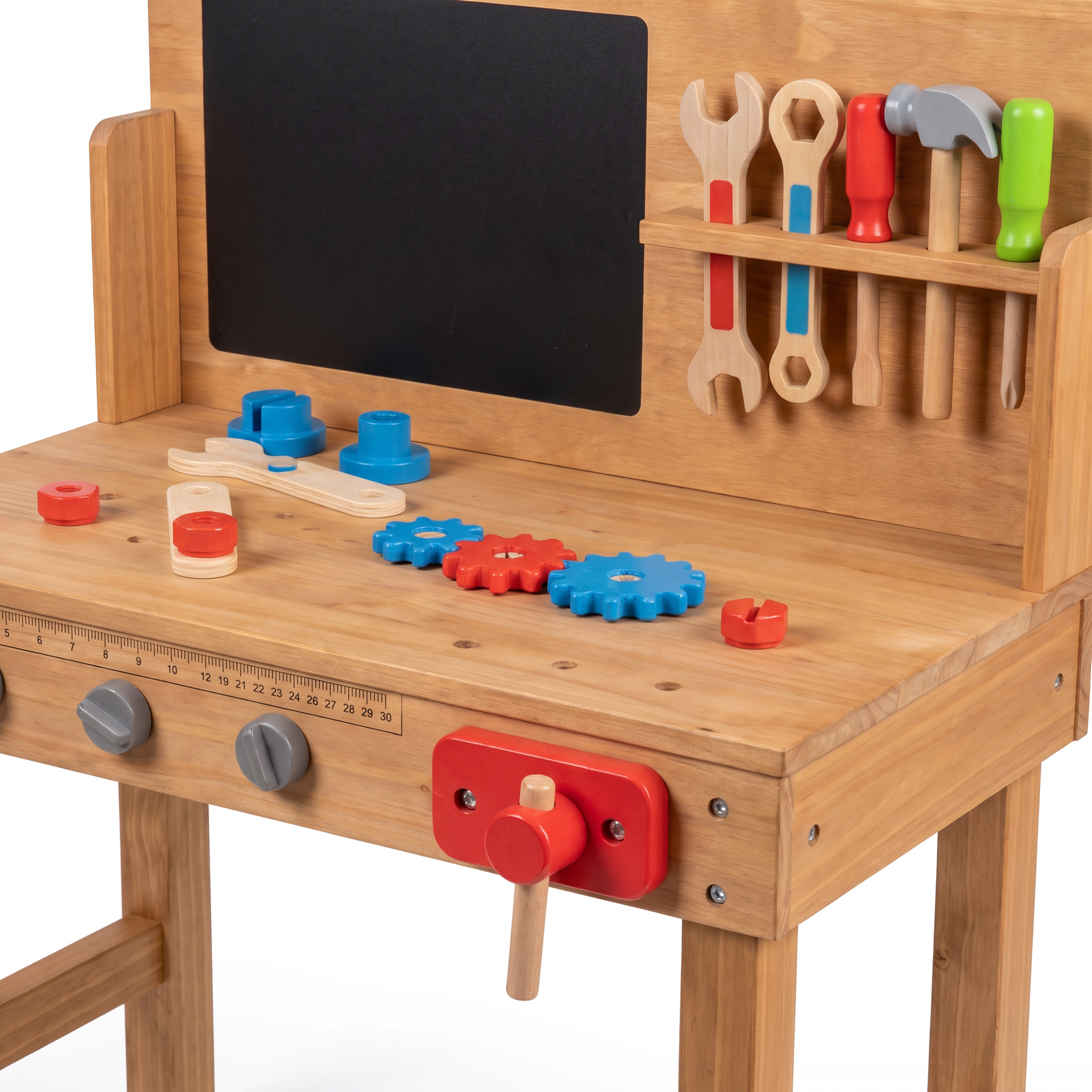 Playtive Banco de Trabajo Infantil de Madera Exterior – 44 Piezas