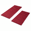 Livarno Home Set de 2 Caminos de Mesa Jacquard Rojos 50 × 150 cm