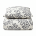 Ropa de Cama Franela Novitesse — Paisley Gris 135x200cm
