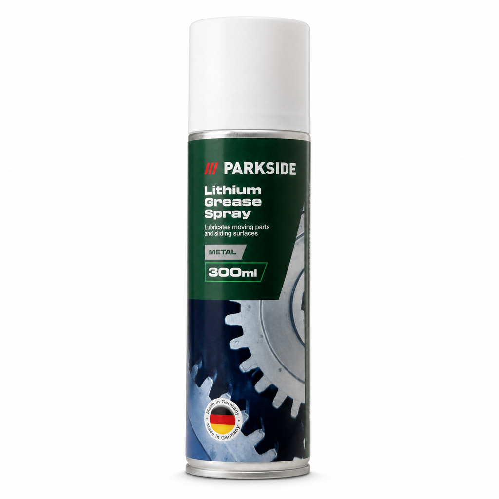 Parkside Grasa de litio en aerosol para bisagras, rodamientos y engranajes