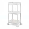 Carrito Organizador con Ruedas Livarno Living — 3 Niveles Blanco