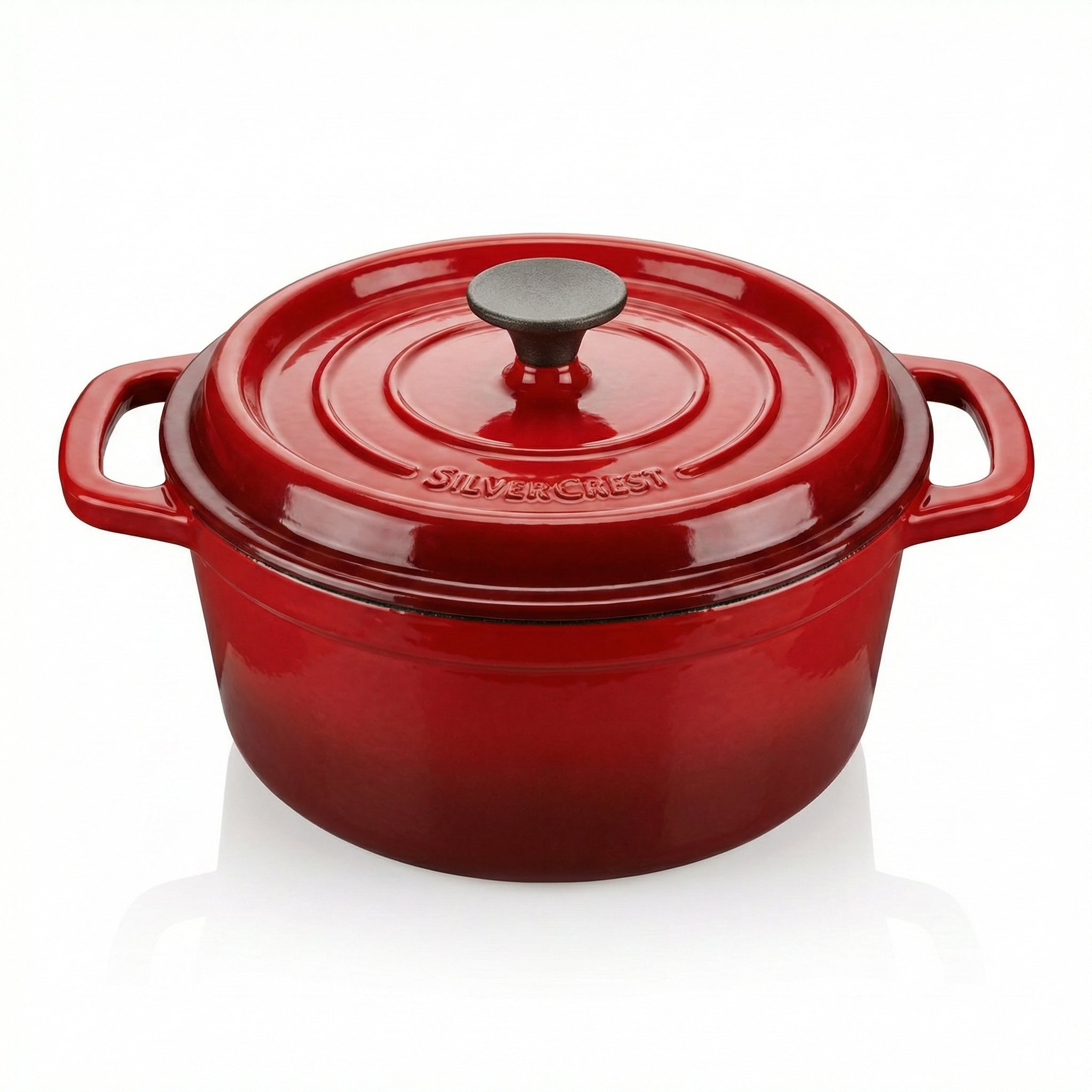 Cazuela Hierro Fundido SilverCrest 2.4L Roja