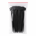 Estacas identificadoras para plantas (sin marca) — negras en bolsa con cierre