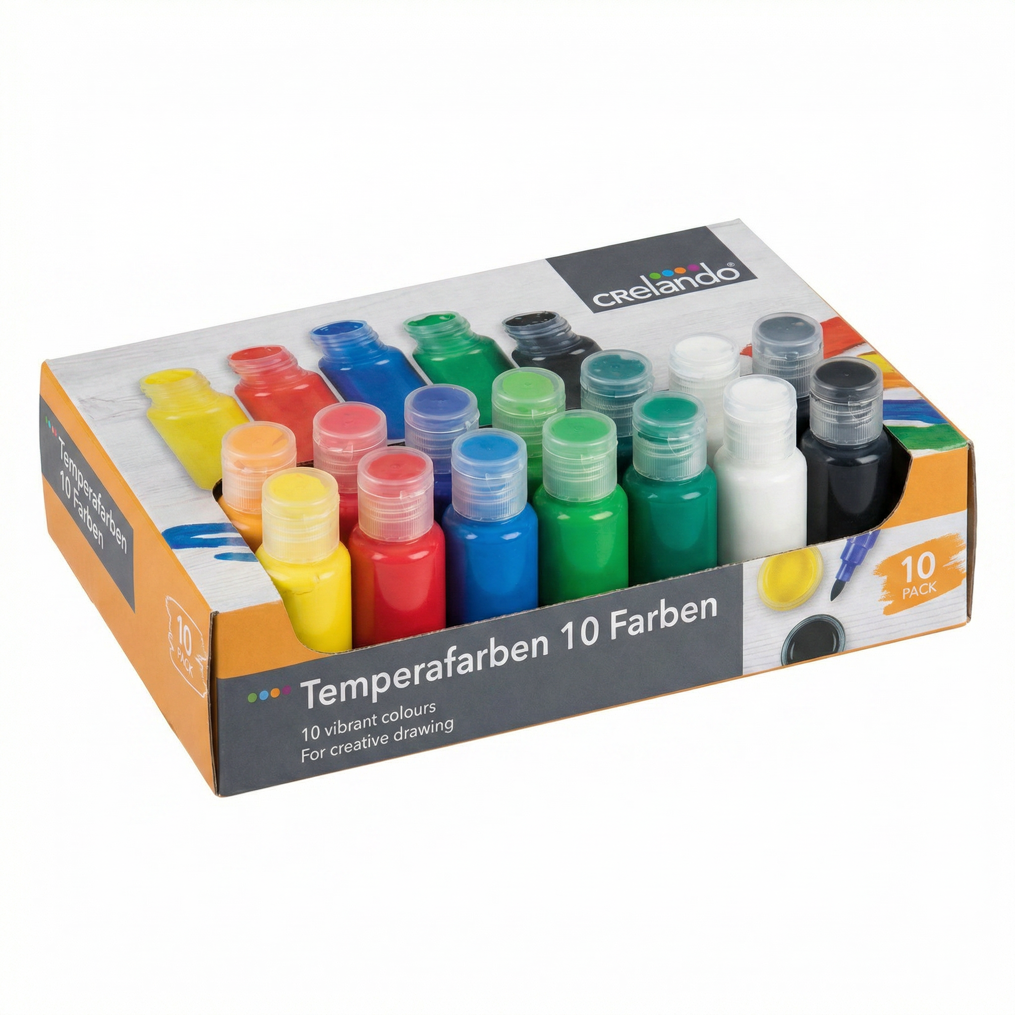 Témperas Crelando 10 Colores