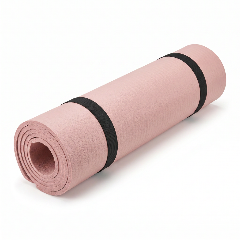 Esterilla Yoga Rosa TPE Crivit con Correa