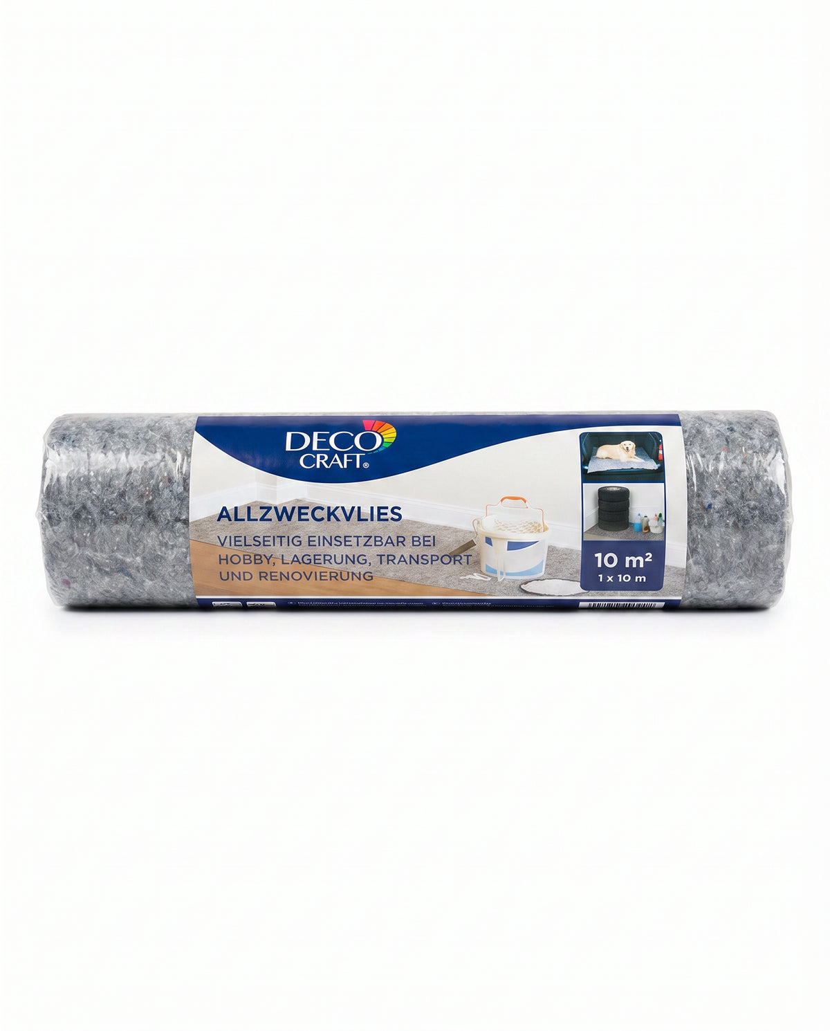 Fieltro Multiusos Deco Craft 10m² Rollo 1x10m Gris