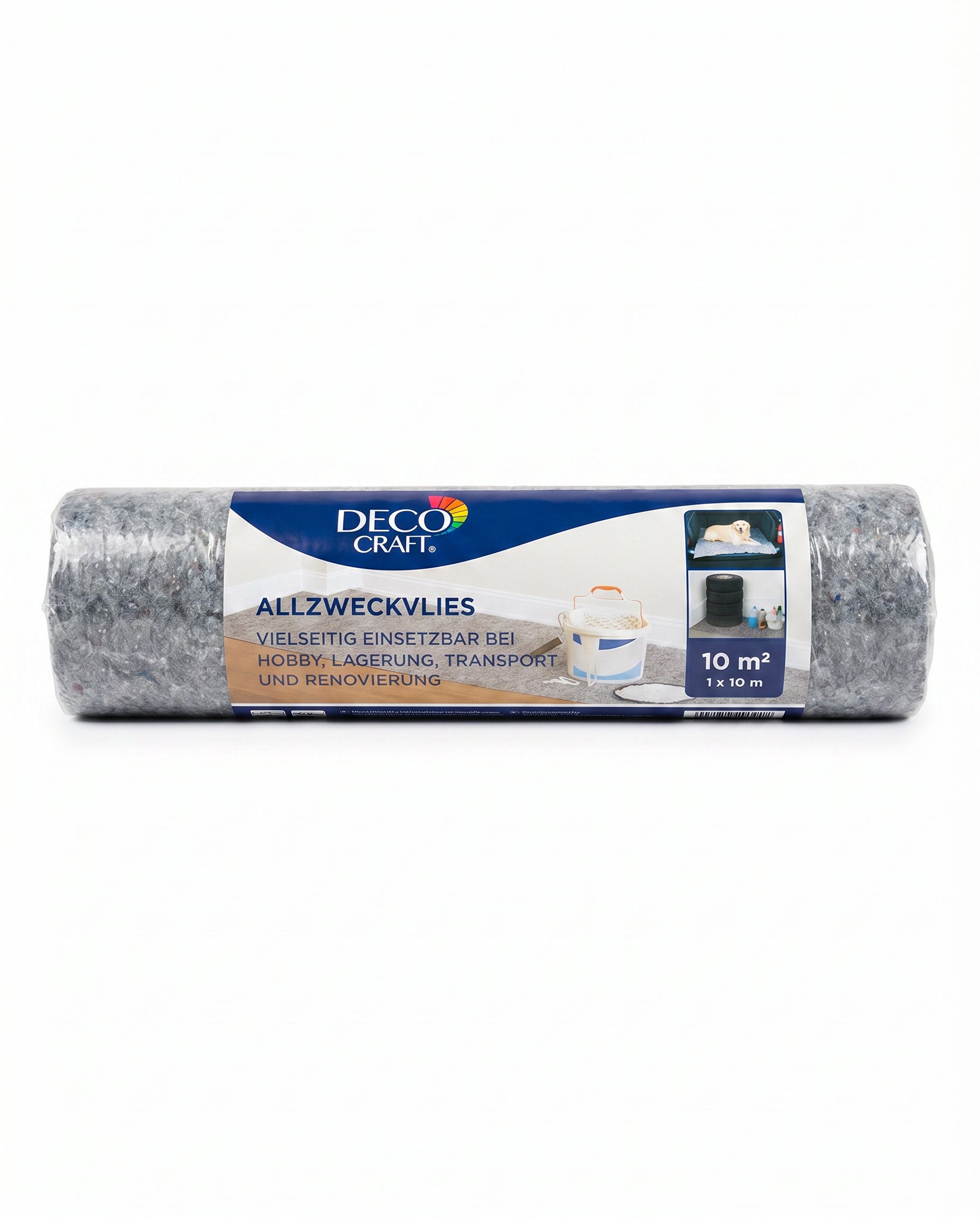 Fieltro Multiusos Deco Craft 10m² Rollo 1x10m Gris