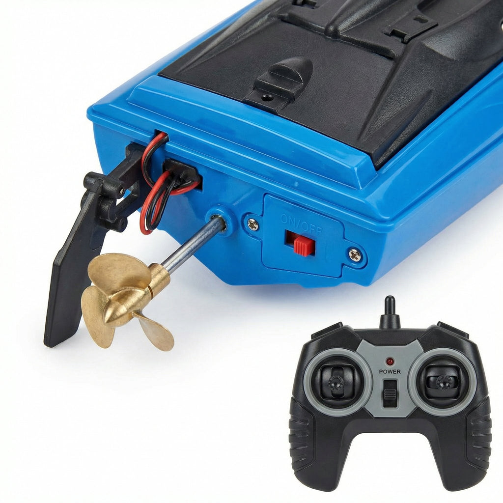 Lancha Teledirigida RC Speedboat Azul - Playland