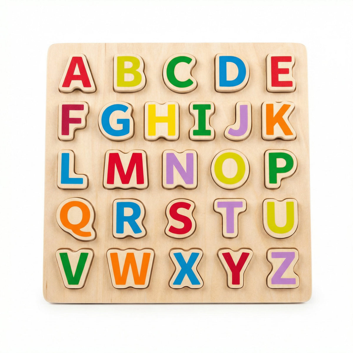 Puzzle Madera Abecedario 27 Piezas Encajables - Playtive