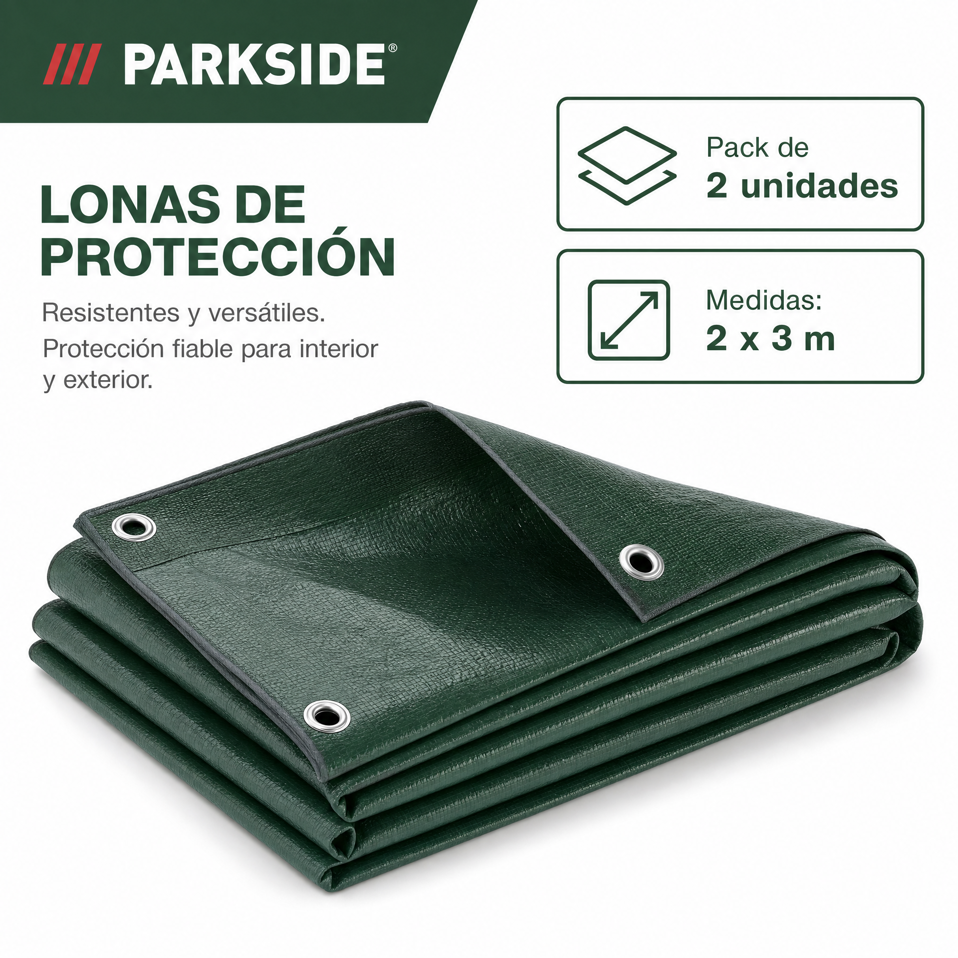 Lonas Protectoras Universales Parkside - Pack de 2