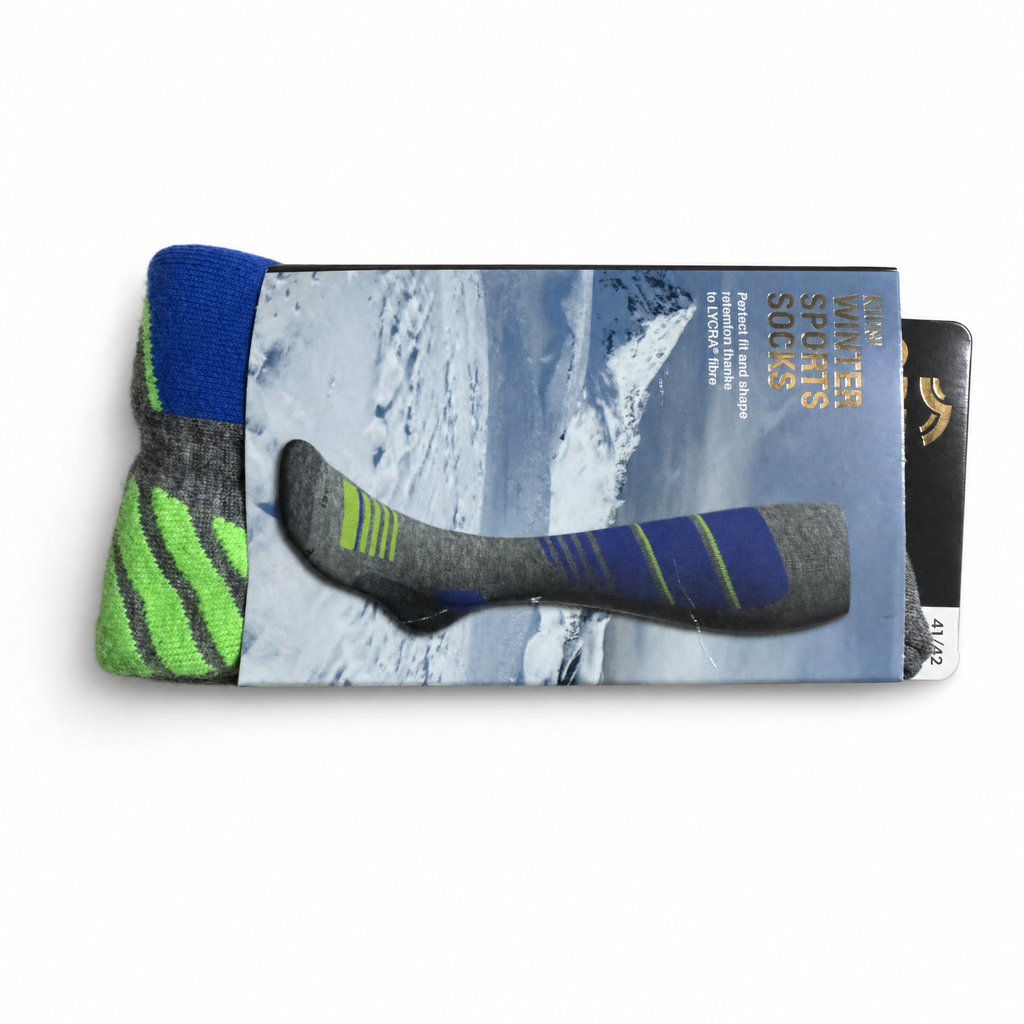 Calcetines de Invierno Crivit 41/42 Gris, Azul y Verde
