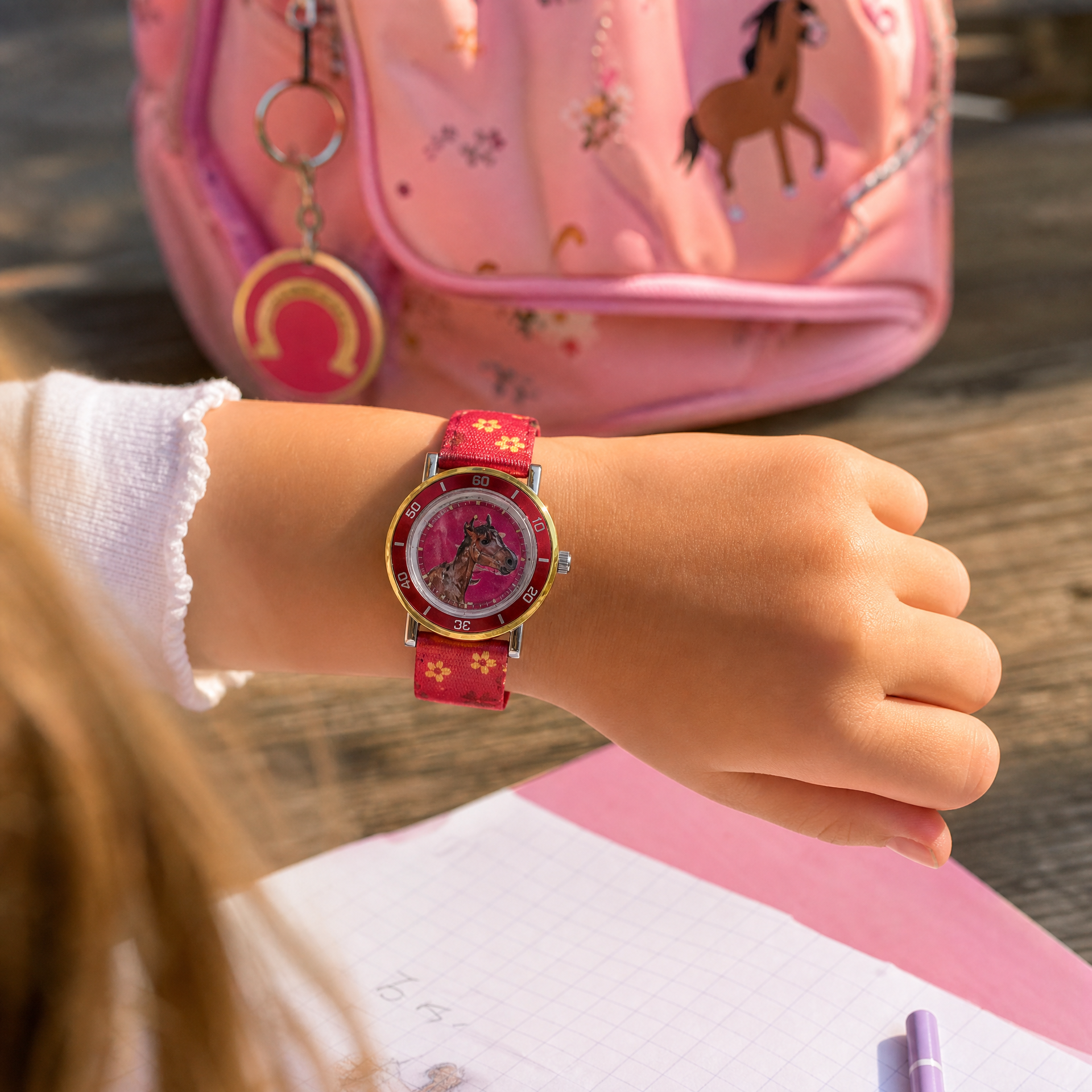 Reloj Infantil AURIOL con Llavero (Modelo Surtido)