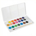 Set Acuarelas Pastilla 24 Colores con Pincel - Crelando
