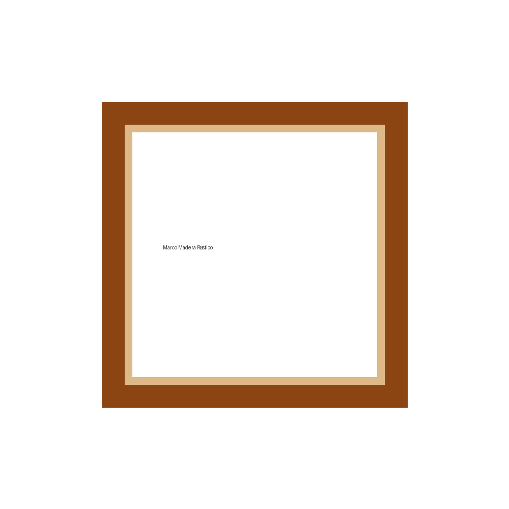 Marco Cuadro Decorativo Madera