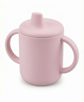 Taza Aprendizaje Bebé Crofton Rosa con Tapa y Asas
