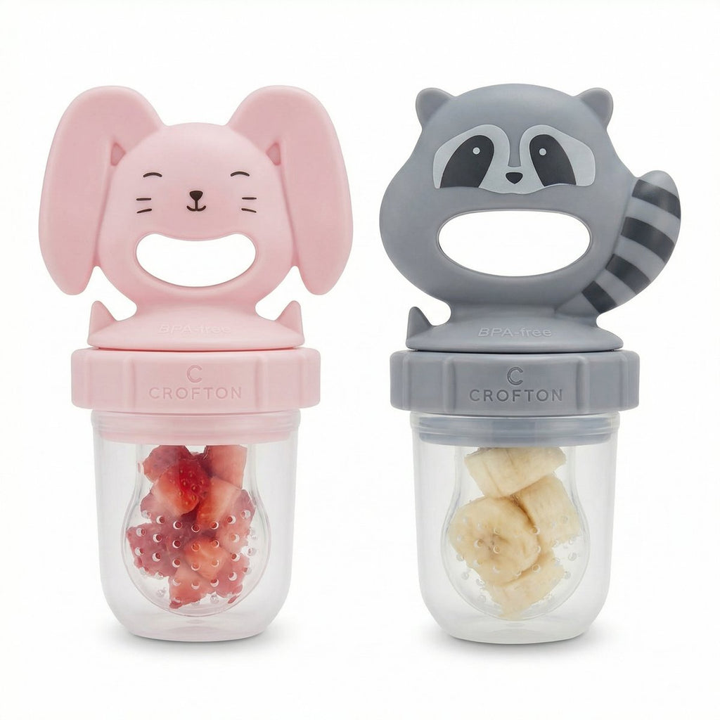 Set 2 Alimentadores Fruta Bebé Animales - Crofton