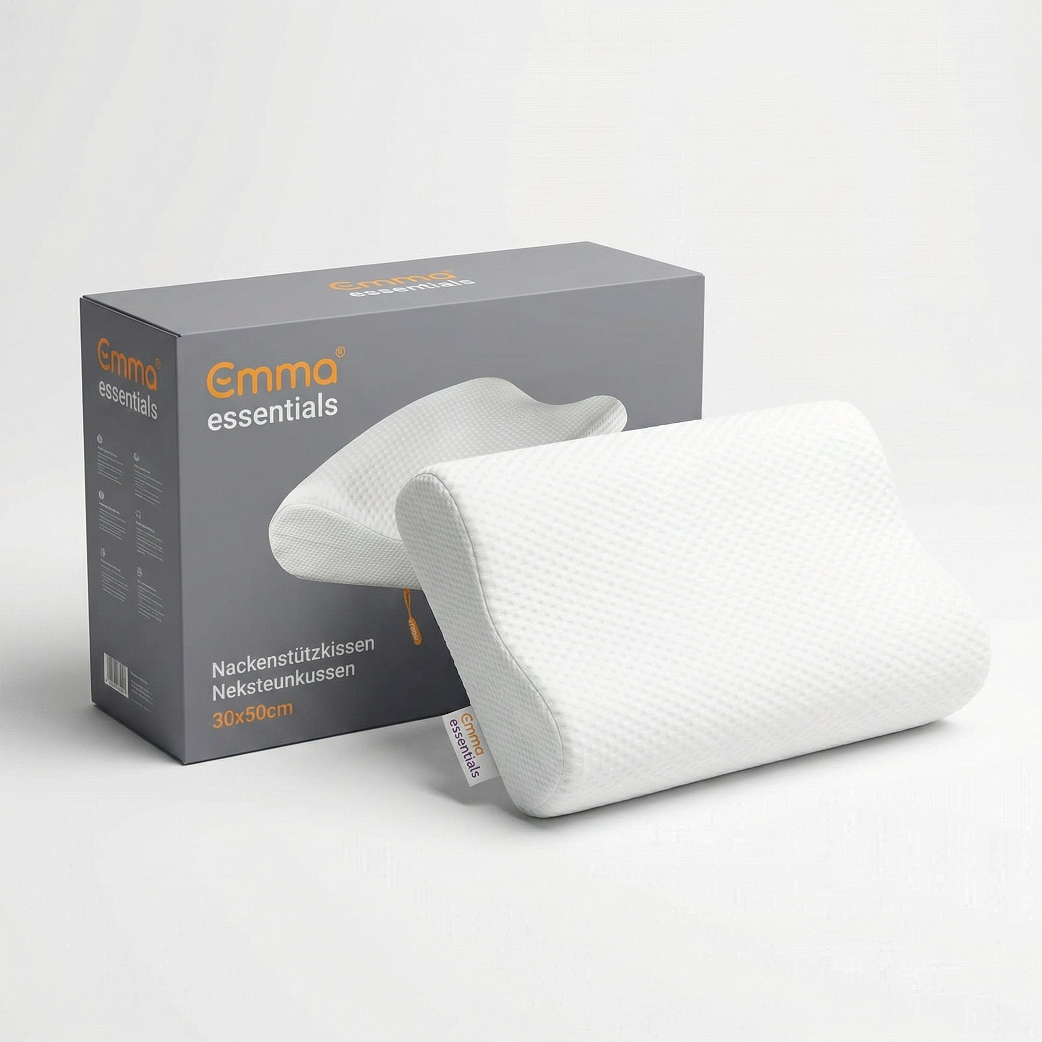 Almohada Cervical Viscoelástica 30x50cm - Emma Essentials