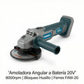 Amoladora Angular a Batería 20V 8000rpm FAW-20 | Ferrex
