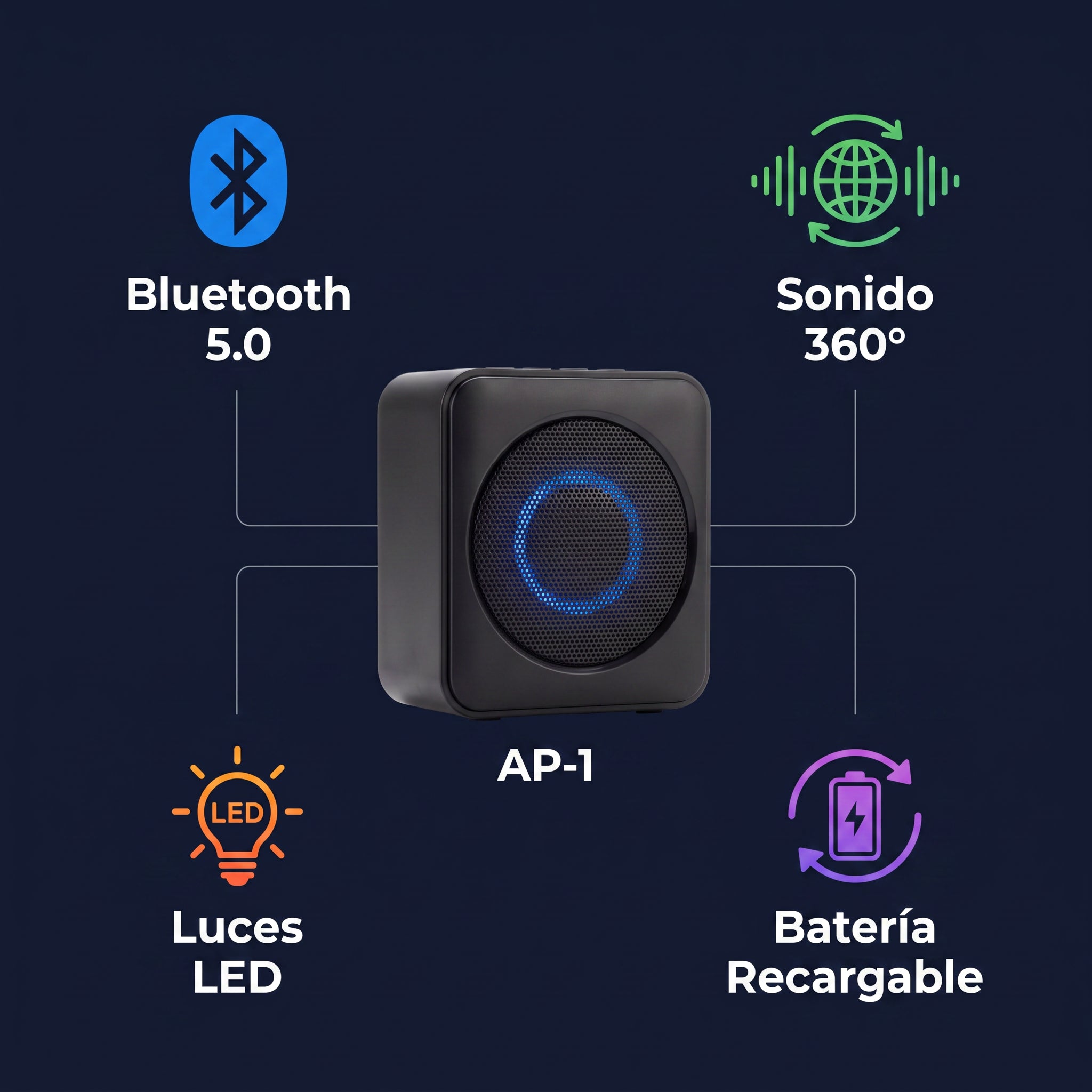 Altavoz Bluetooth Ap-1