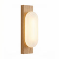 Aplique de Pared LED Madera Natural IP44 Luz Cálida para Baño Estilo Escandinavo | Casalux