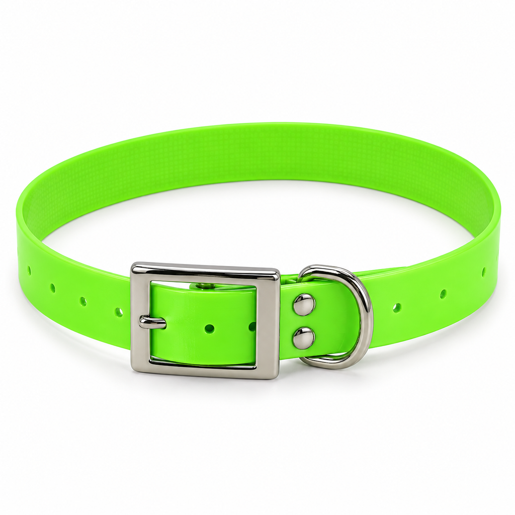 Collar Arcea Polytec 25 mm · Verde fluorescente: producto sobre fondo blanco