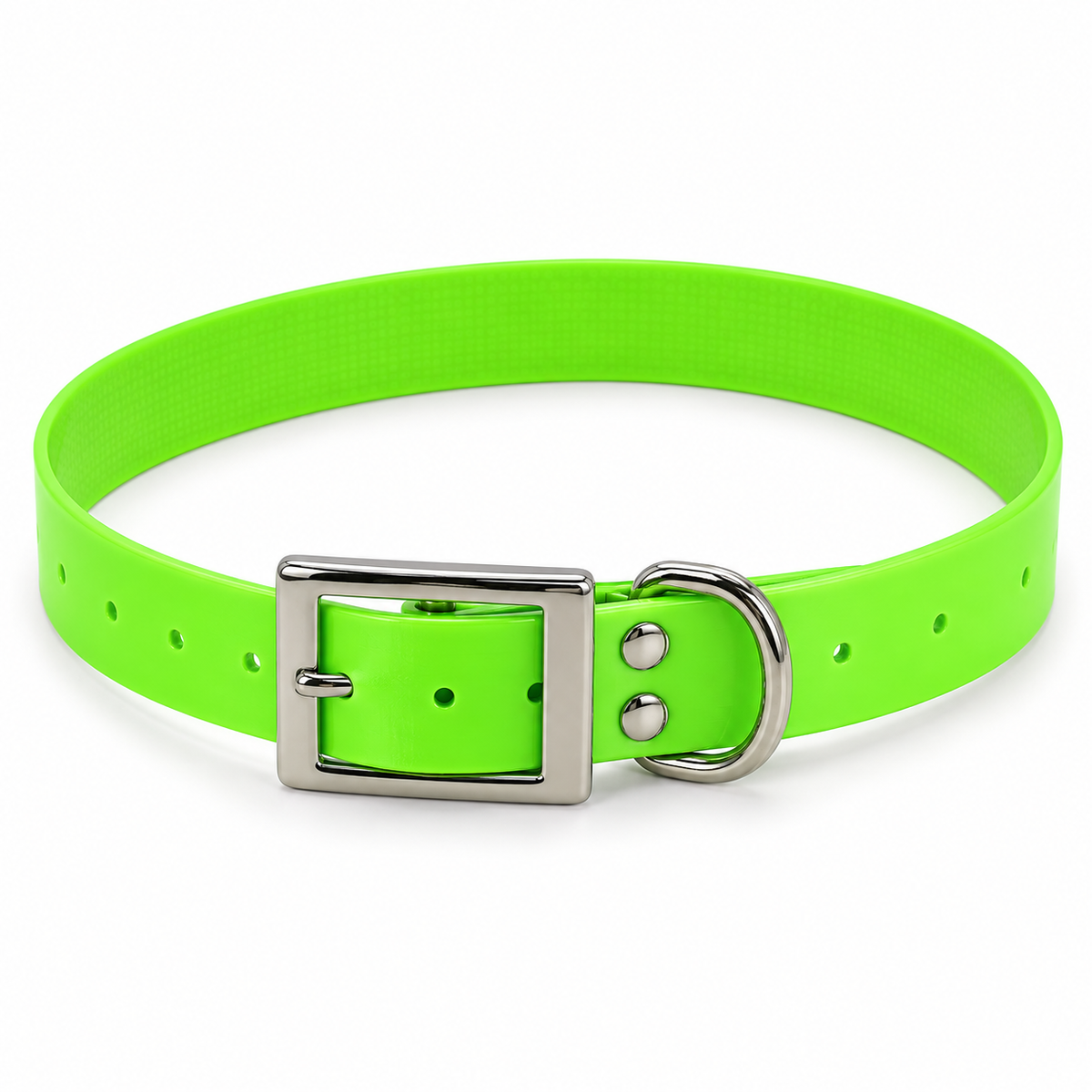 Collar Arcea Polytec 25 mm · Verde fluorescente: producto sobre fondo blanco