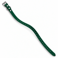 Collar Arcea Polytec de 16 mm verde oscuro sobre fondo blanco