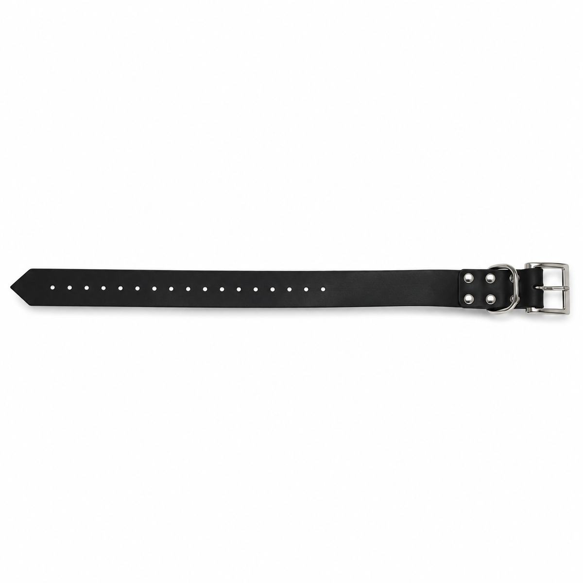 Collar Arcea Polytec negro de 38 mm sobre fondo blanco