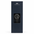 Auriol reloj de pulsera analógico con correa negra o marrón, cristal mineral y 5 bar