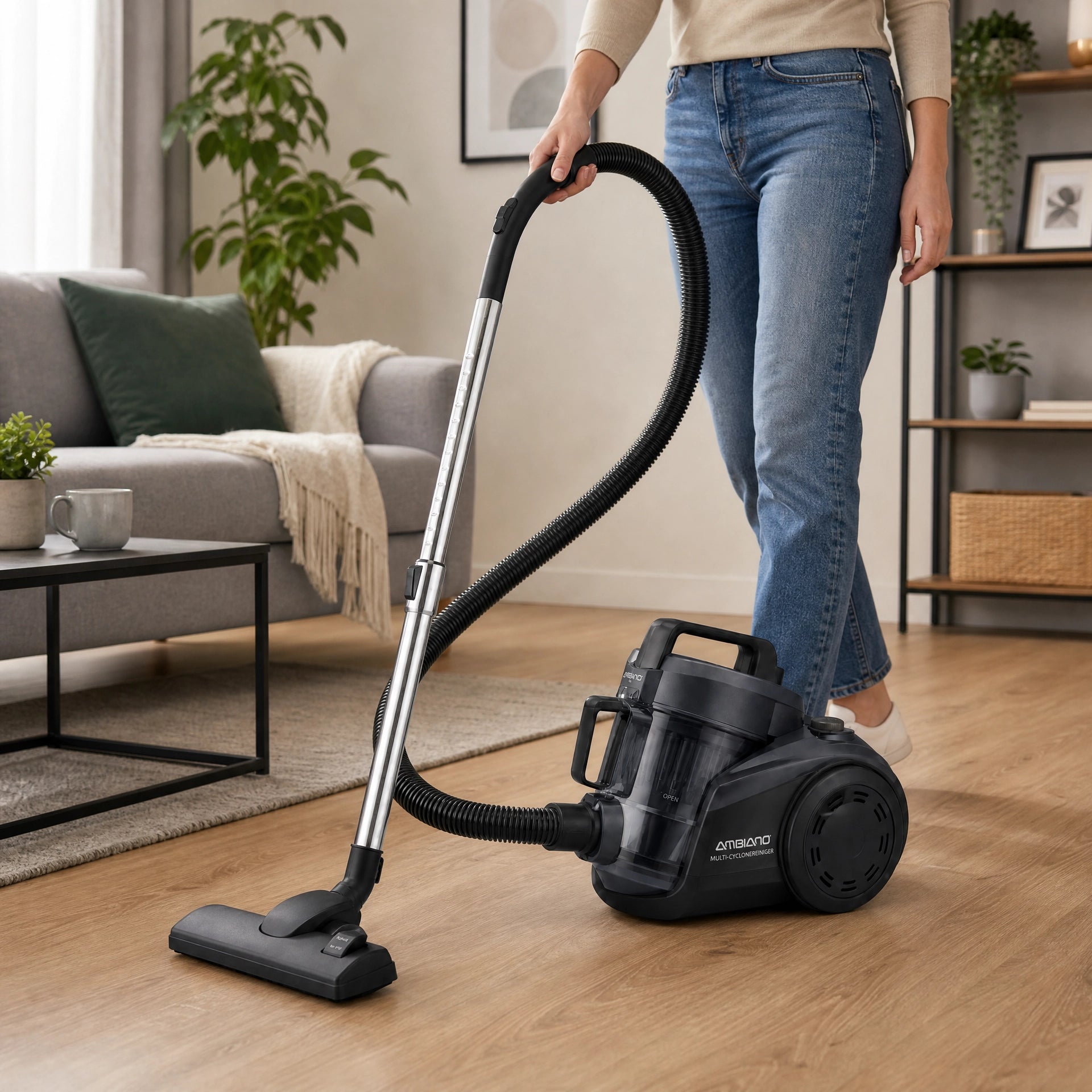 Aspirador Ambiano 850W - en uso en hogar