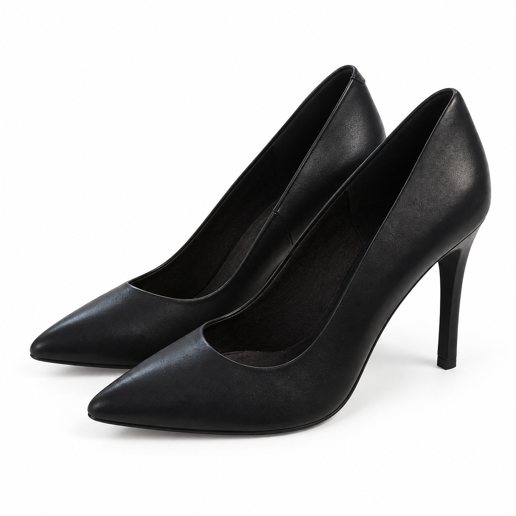 Zapatos de salón Avispas 700 marino talla 40 sobre fondo blanco