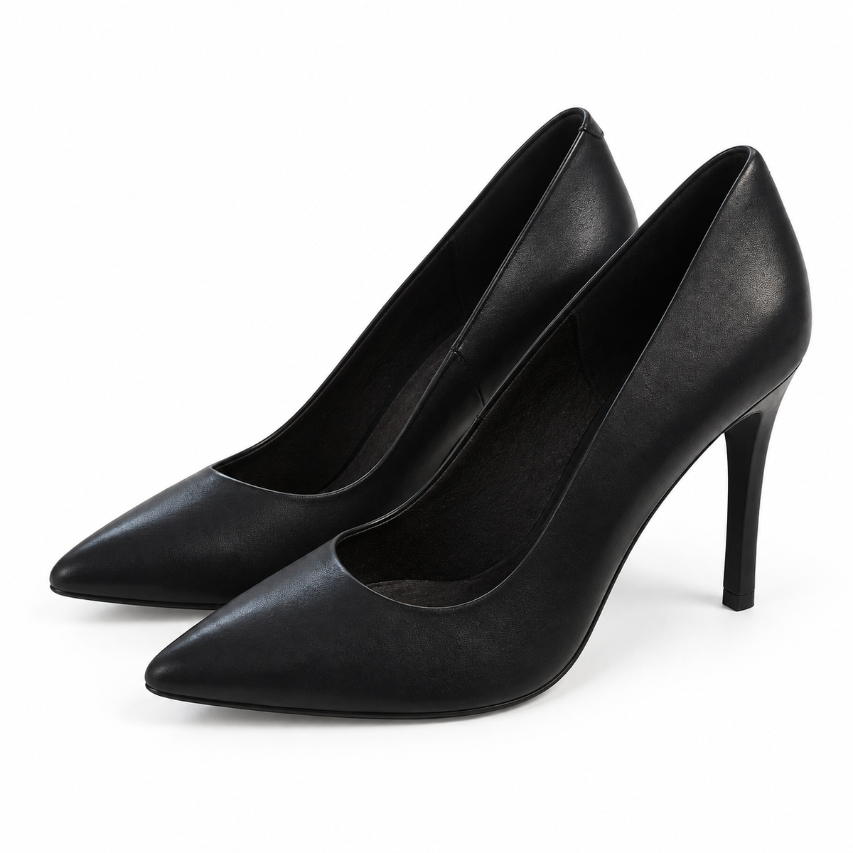 Zapatos de salón Avispas 700 marino talla 40 sobre fondo blanco