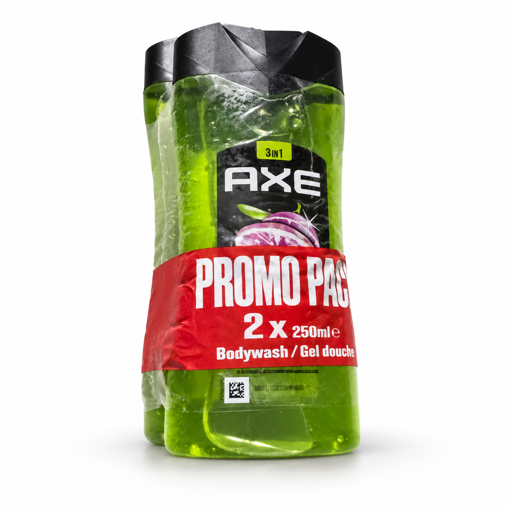AXE Epic Fresh gel de ducha, pack de 2 × 250 ml — portada en fondo blanco