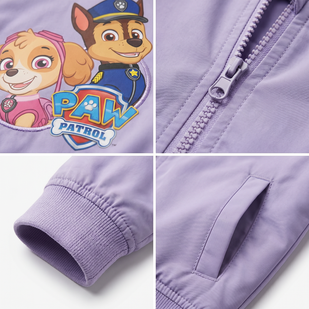 Chaqueta Bomber Paw Patrol Lila