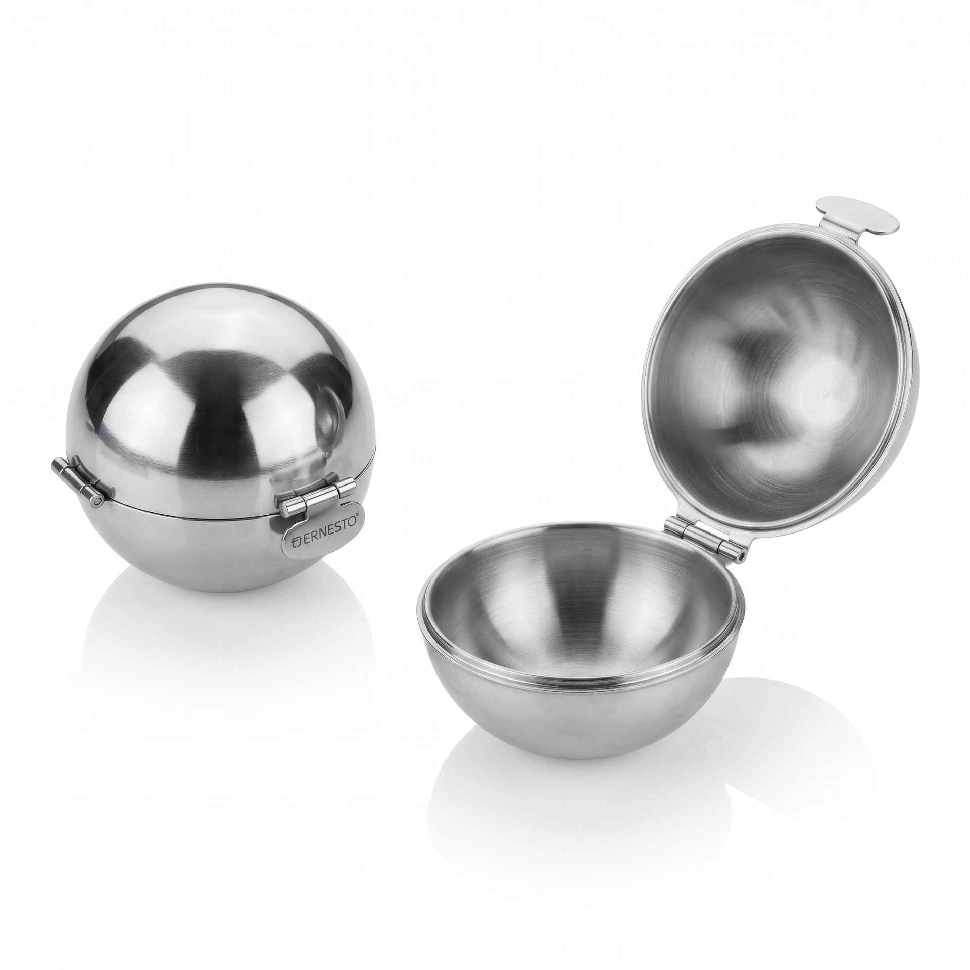 Ernesto Set de 2 Moldes de Acero para Esferas de Hielo