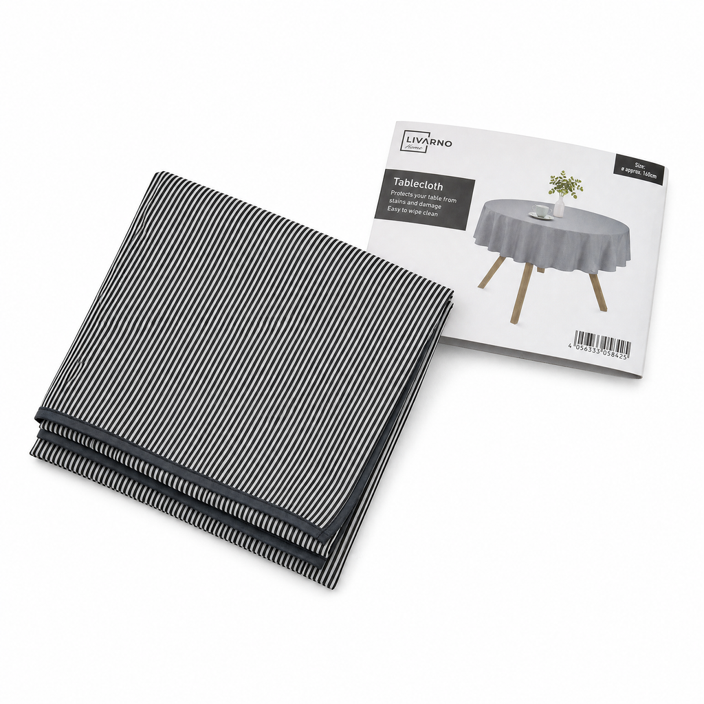 Mantel Redondo Livarno Home a Rayas Ø 160 cm
